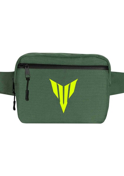 Yamha Neon Logo Bel Çantası Fermuarlı Yeşil Renk