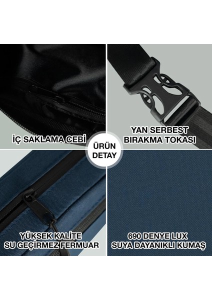 Ford Logo Bel Çantası Fermuarlı Lacivert Renk fırsatları