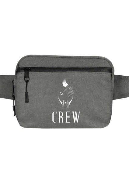 Hayko Cepkin Crew Bel Çantası Fermuarlı Gri Renk
