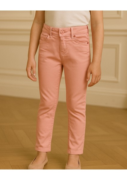 Kız Çocuk Likralı Kot Pantolon