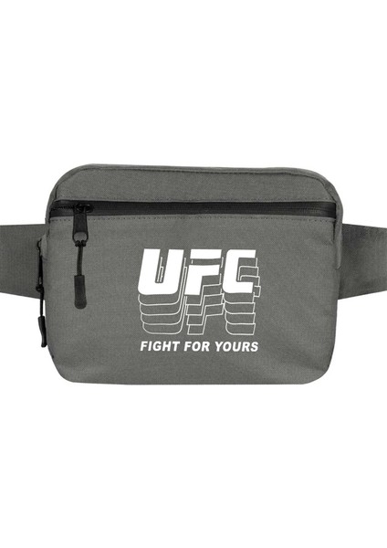 Ufc Fg Bel Çantası Fermuarlı Gri Renk