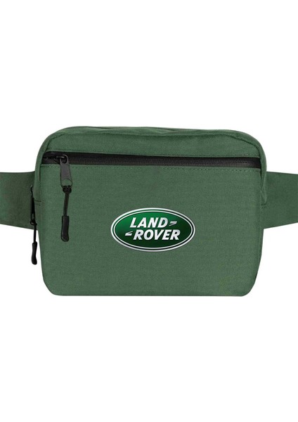 Lamd Rover Logo Bel Çantası Fermuarlı Yeşil Renk