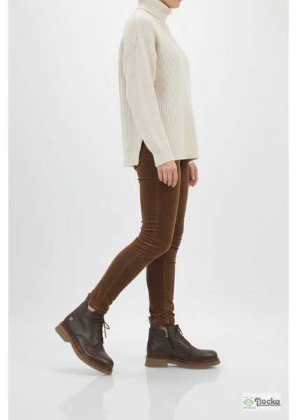 Kadın Hakiki Deri Ortopedik Fermuarlı Düz Taban Kısa Günlük Bot NH25/KB7006 indirimleri