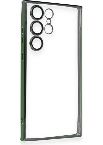 Samsung Galaxy S23 Ultra Kılıf Razer Lensli Silikon - Yeşil fiyatları