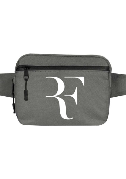 Rafael N. Bel Çantası Fermuarlı Gri Renk