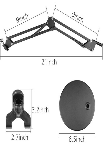 Fotoğraf ve Video Çekimi 360 Derece Dönen Katlanabilen Ayarlana Bilir Masaüstü Telefon Tutucu stand modelleri