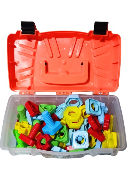 64 Parça Çantalı Eğitici Somun Cıvata Seti fiyatları