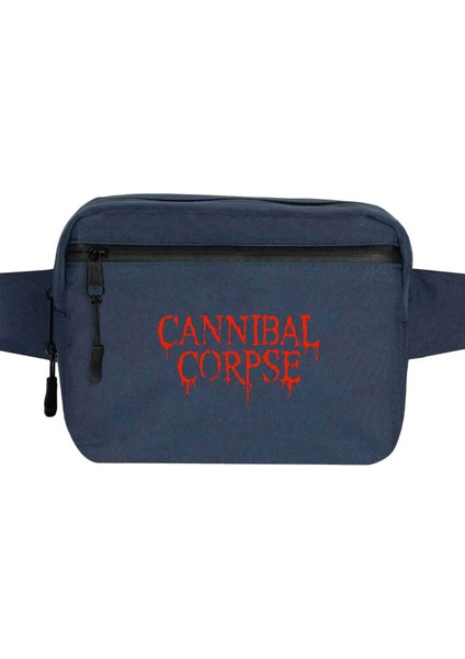 Cannibal Corpse Bel Çantası Fermuarlı Lacivert Renk