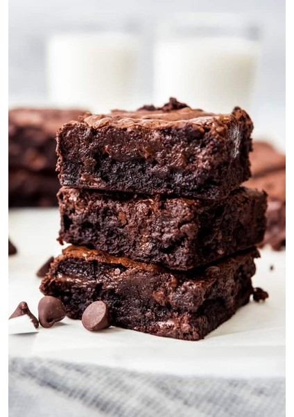 Glütensiz Brownie Saf Çikolatalı Kakao Katkısız (8 Adet x 120GR) Rolla Gluten Free