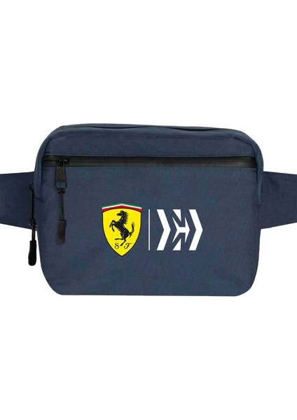 Scuderia Ferari Mission Bel Çantası Fermuarlı Lacivert Renk