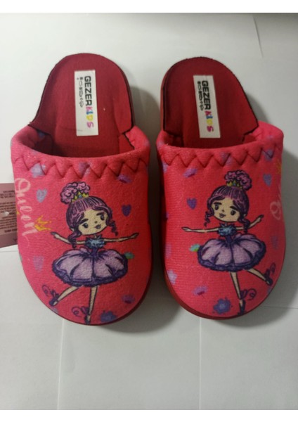 Balerin Figürlü Kız Çocuk Terliği