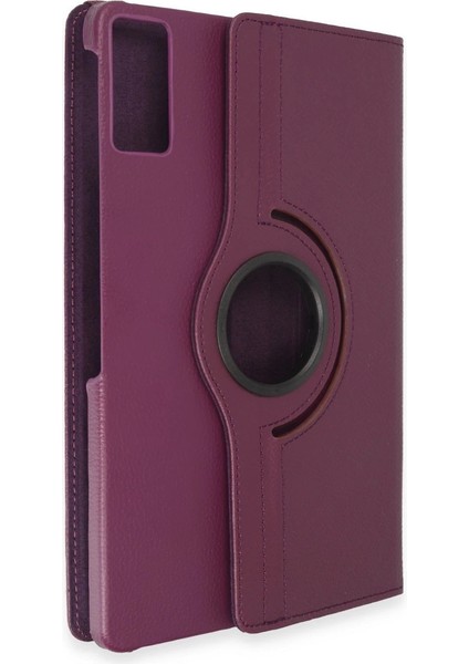 Xiaomi Redmi Pad Se Kılıf 360 Tablet Deri Kılıf - Mürdüm