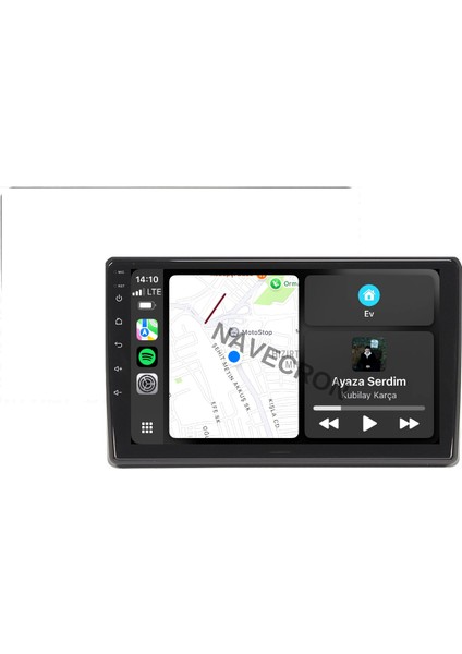 Audı A4 2005-08 9" Uyumlu Android Multimedia Gerçek 4/64 Kablosuz Carplay Geri Görüş Kameralı