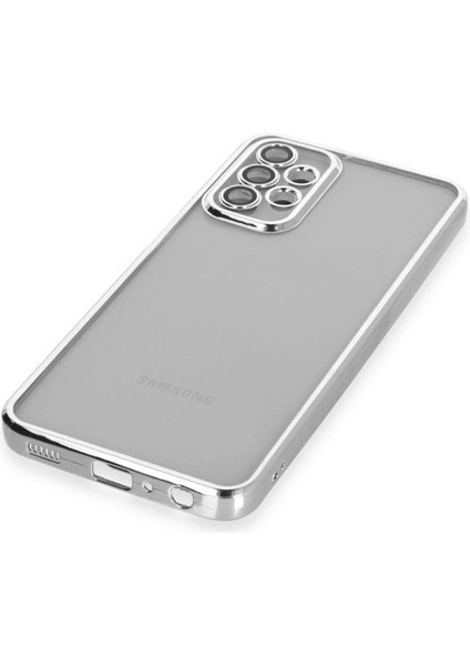 Samsung Galaxy A23 4g Kılıf Razer Lensli Silikon - Gümüş fırsatları