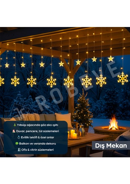 8 Fonksiyonlu Büyük Kar Tanesi LED Dekoratif Kar Tanesi LED Işık Yılbaşı Aydınlatma Yılbaşı Işığı Perde LED Sarkıt LED Yılbaşı Dekorasyon Büyük Kar Tanesi LED Aydınlatma indirimleri