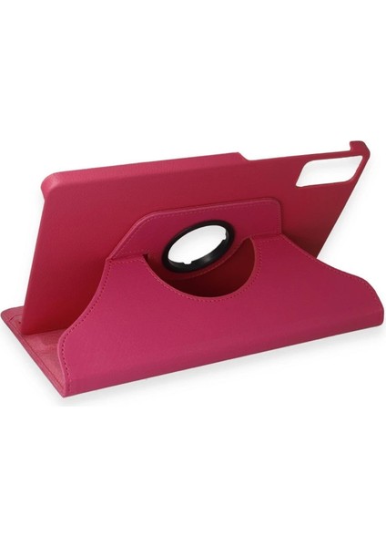 Xiaomi Redmi Pad Se Kılıf 360 Tablet Deri Kılıf - Pembe