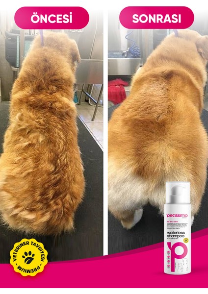 Kuru Köpek Şampuanı - Bit Pire Kene Önleyici - Tüy Dökülmesi Karşıtı - 200 ml indirimleri