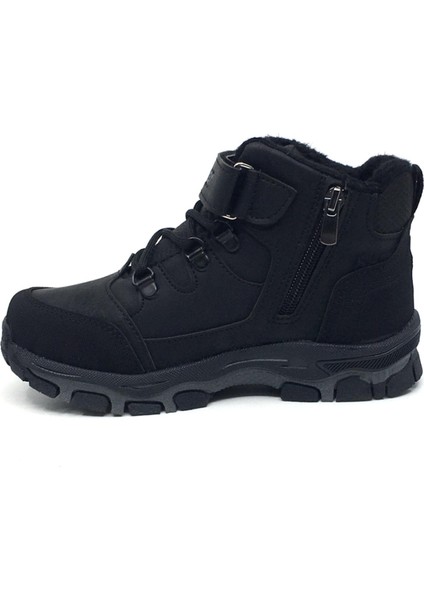 Taşpınar New Hunter Erkek Çocuk Kışlık Kısa Spor Bot Fermuarlı & Cırtlı Kauçuk Kaymaz Taban Yeni Sezon 26-35 modelleri