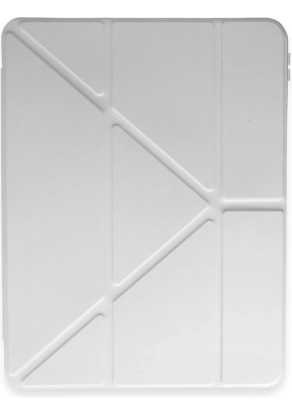 Huawei Honor Pad 9 Kılıf Kalemlikli Mars Tablet Kılıfı - Gri