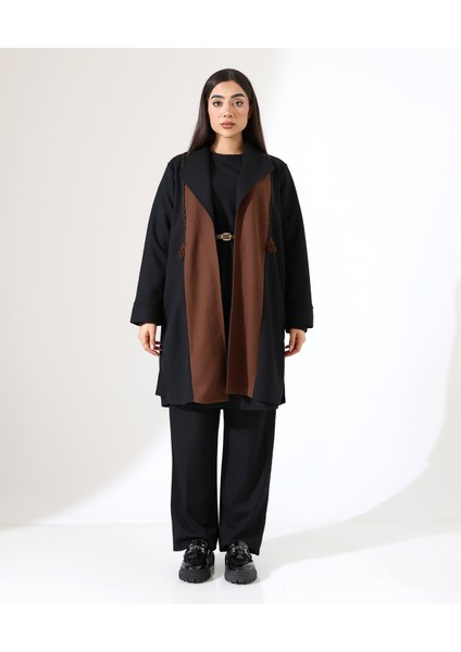 Püskül Detay Çift Renk Hırka fiyatları