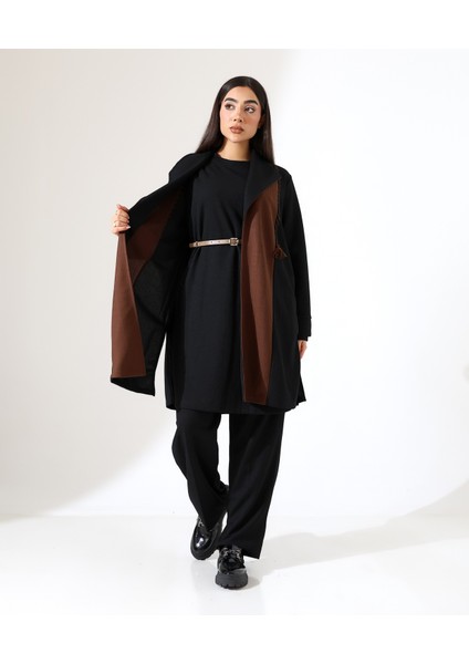 Püskül Detay Çift Renk Hırka modelleri