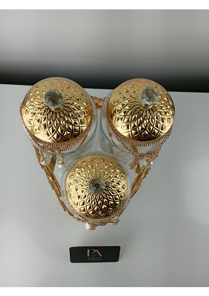 3lü Kavanoz Çay Kahve Şekerlik Kavanoz Sunumluk Söz Nişan Kız Isteme Çikolatalık Dekoratif Obje Biblo Süs Eşya indirimleri