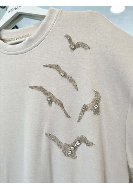 Vatkatex Oysho Taşlı Tunik - Taş - 46 indirimleri