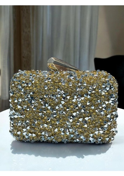 ​​​kare Taşlı Abiye El Çantası 930190