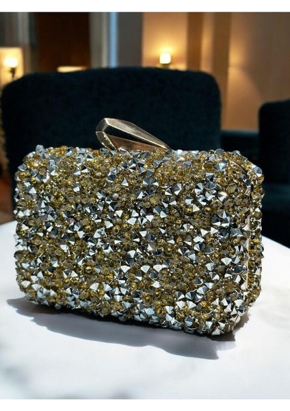 ​​​kare Taşlı Abiye El Çantası 930190 fiyatları