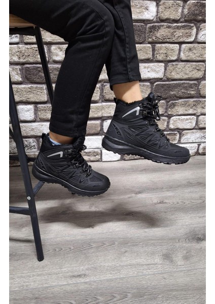 Rahat Bağcıklı Su Geçirmez Watertight Içi Kürklü Outdoor Spor Bot