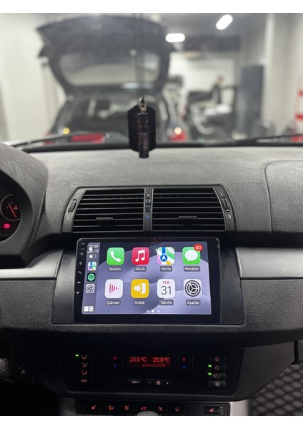 Bmw E39 5 1995-04 9" Uyumlu Android Multimedia Gerçek 4/64 Kablosuz Carplay Geri Görüş Kameralı modelleri