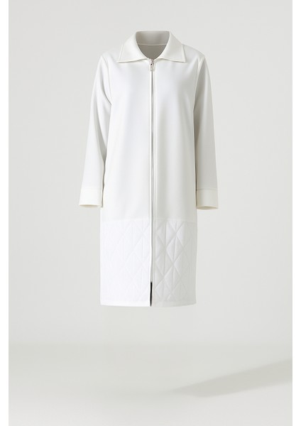 Fermuar Kapama Kapitone Uzun Kaban