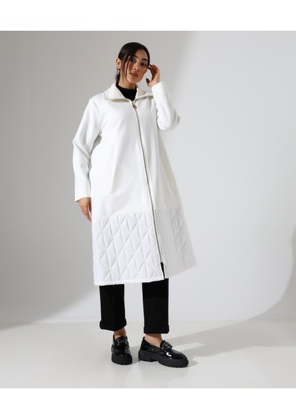 Fermuar Kapama Kapitone Uzun Kaban indirimleri