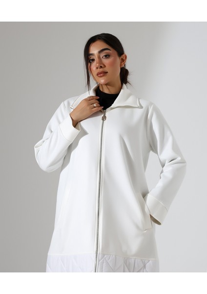 Fermuar Kapama Kapitone Uzun Kaban