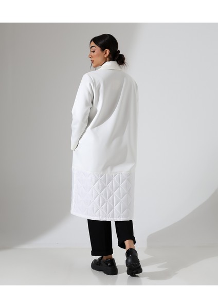 Fermuar Kapama Kapitone Uzun Kaban