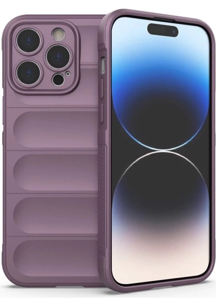 Iphone 14 Pro Kılıf Optimum Silikon - Mor