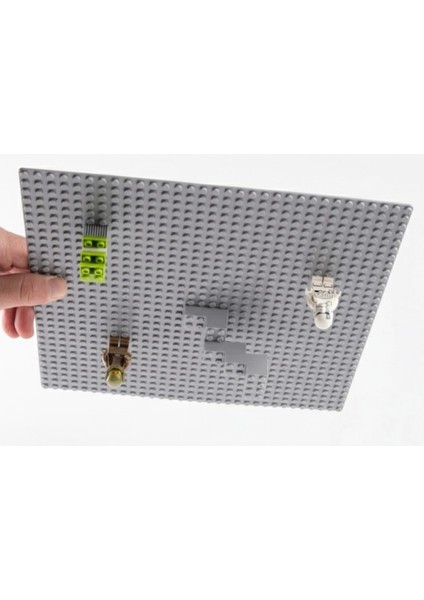 Classic Gri Zemin Plakası – 25×25 cm Sert Taban | Lego® ile Uyumlu Yapı Blok Platformu indirimleri