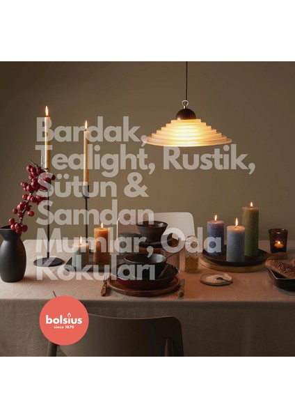 Puslu Pembe Konik Mumlar 4 Paket - 24,5 cm - 7 Saat Yanan Damlamayan Mumlar - Akşam Yemeği, Parti, Düğün Dekoru Için