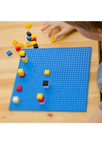 Classic Mavi Zemin Plakası – 25×25 cm Sert Taban | Lego® ile Uyumlu Yapı Blok Platformu fiyatları
