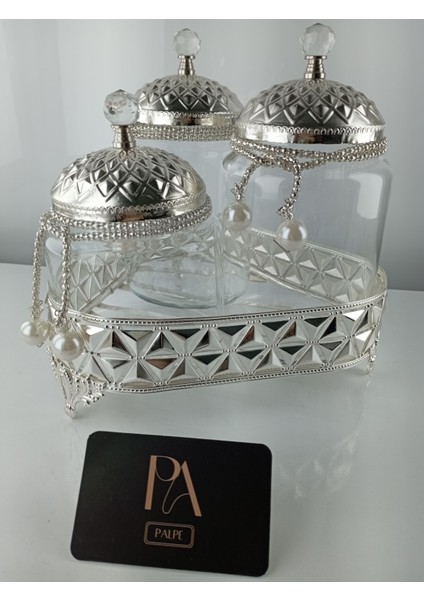 3lü Kavanoz Çay Kahve Şekerlik Kavanoz Sunumluk Söz Nişan Kız Isteme Çikolatalık Dekoratif Obje Biblo Süs Eşya fırsatları