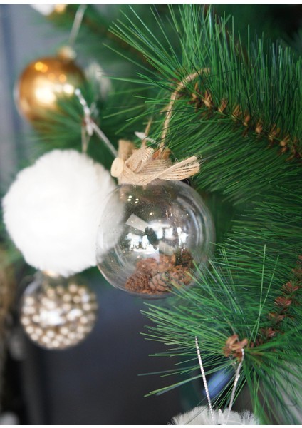 Yılbaşı Topu Şeffaf 8cm fiyatları