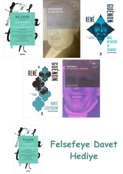 Kleitophon Veya Felsefeye Davet + Heidegger ve + Doğu Metafiziği ve Tasavvuf + Dante Ezot...
