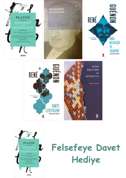 Kleitophon Veya Felsefeye Davet + Heidegger ve + Doğu Metafiziği ve Tasavvuf + Dante Ezot...