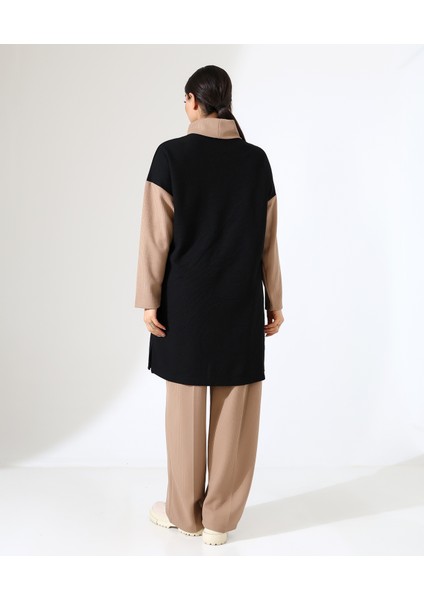 Selanik Boğazlı Iki Parça Tunik Takım