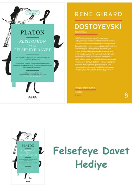 Kleitophon Veya Felsefeye Davet + Dostoyevski
