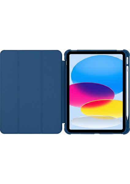 Apple iPad 11. Nesil (A16) 11 Inc (2025) Yatay ve Dikey Standlı Antişok Köşe Korumalı Kalemlikli Origami Slikon Kılıf indirimleri