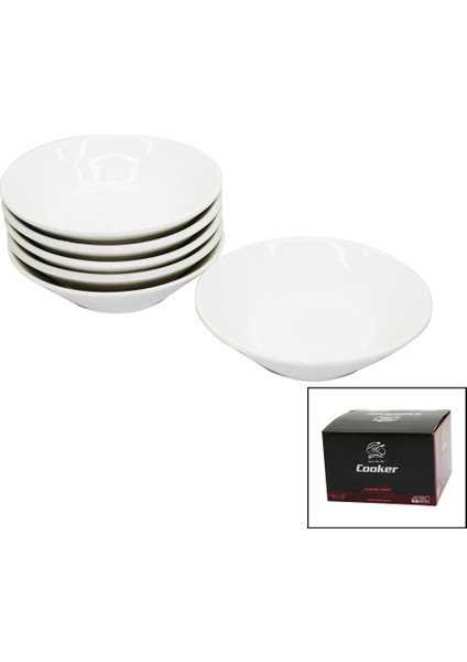 CKR-4144 6 PARÇA PORSELEN ÇAY TABAK (5224)