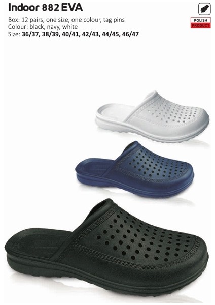 Indoor Lacivert Eva Ultra Hafif Terlik No: 38/39 (882)