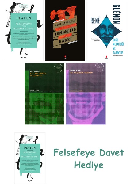 Kleitophon Veya Felsefeye Davet + Tembellik Hakkı + Doğu Metafiziği ve Tasavvuf + Einstein ve Tam...