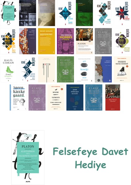 27 Kitaplık Felsefe Seti + Felsefe Davet